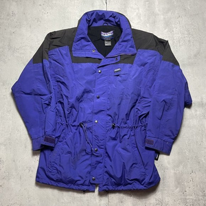 Vintage White Sierra Jacket Adult Purple Sz L Winter Ski Softshell Bomber Fleece